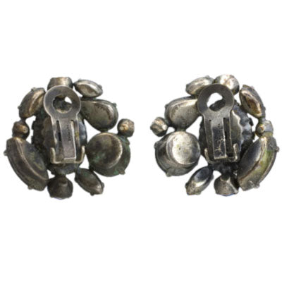 View of earring backs