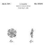 Alfred Philippe design patent