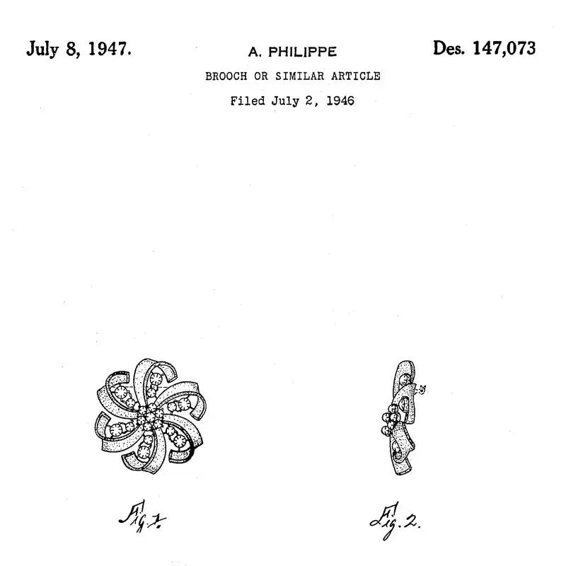 Alfred Philippe design patent