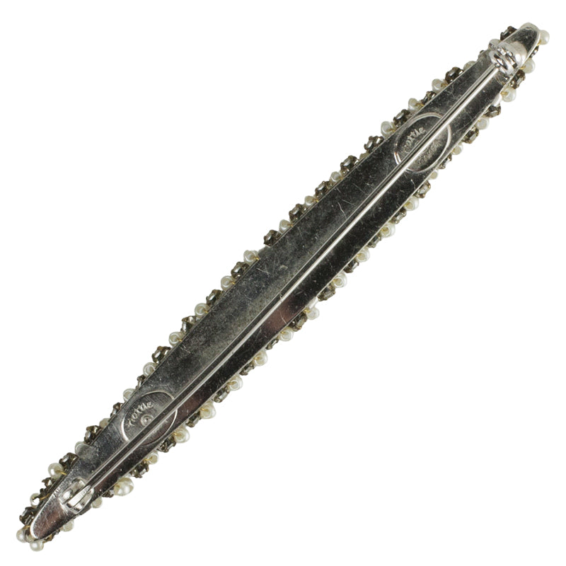 Brooch back with maker's mark