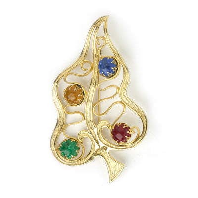 Schiaparelli brooch in another position