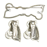 Dress clips and their brooch mechanism