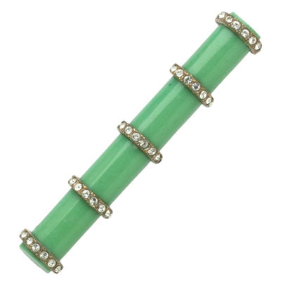 Vintage Bakelite brooch with diamantes
