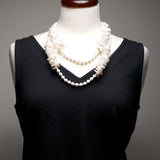 Another view of necklace worn doubled