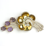 Another view of Coro Retro Modern brooch