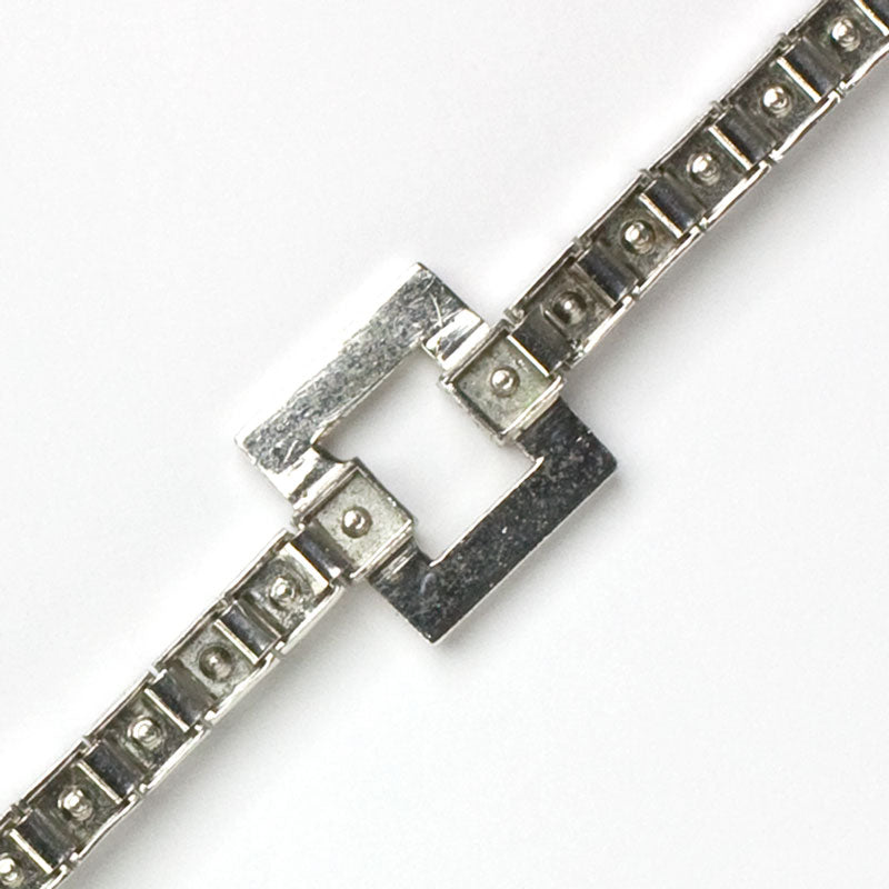 Close-up view of bracelet back