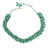 1950s turquoise bead choker