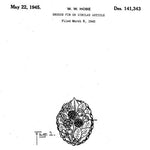 Hobé design patent D141,343