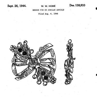 Hobé design patent D138,933
