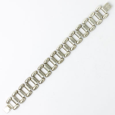 Front of Ikora silver-plated bracelet