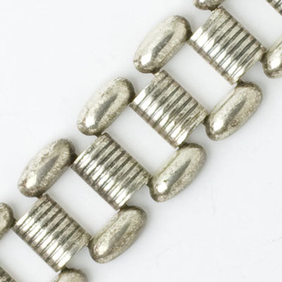 Close-up view of bracelet links