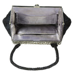 Purse interior, showing pocket on each side