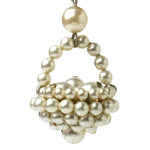 Close-up view of pearl basket