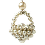 Close-up view of pearl basket