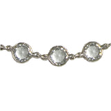 Close-up view of necklace front