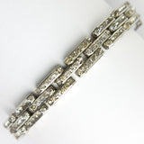 Diamanté link bracelet from 1930s Germany