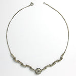 German Art Deco plaque necklace