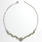 German Art Deco plaque necklace