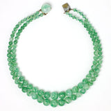 Front of 2-strand French necklace