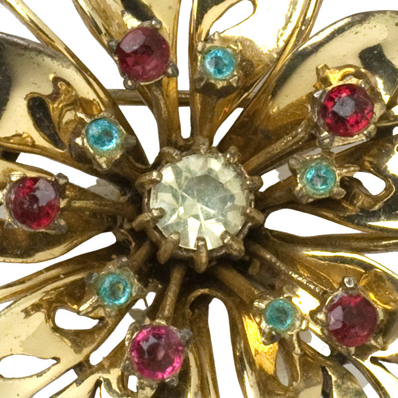 Close-up of Coro brooch