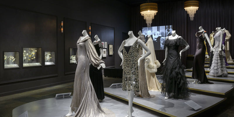 Hollywood Glamour: Fashion and Jewelry from the Silver Screen, exhibit photo Museum of Fine Arts, Boston