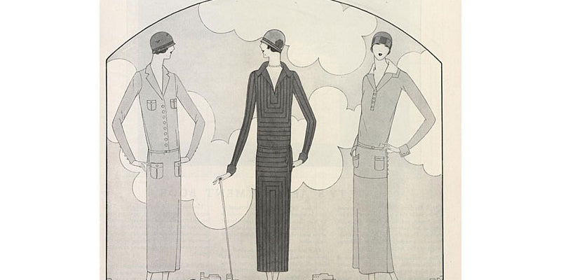 Downton Abbey 1920s fashion in Bonwit Teller ad