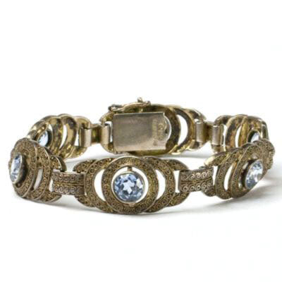 1920s-1930s filigree bracelet by Theodor Fahrner