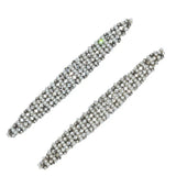 Pearl and diamante pins by Hattie Carnegie