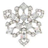 Vintage snowflake brooch by Bogoff