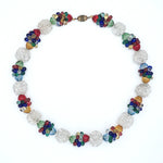 Colorful vintage bead necklace