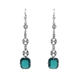 Vintage emerald earrings
