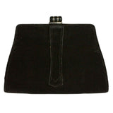 Back of 1920s clutch purse, showing the hand strap