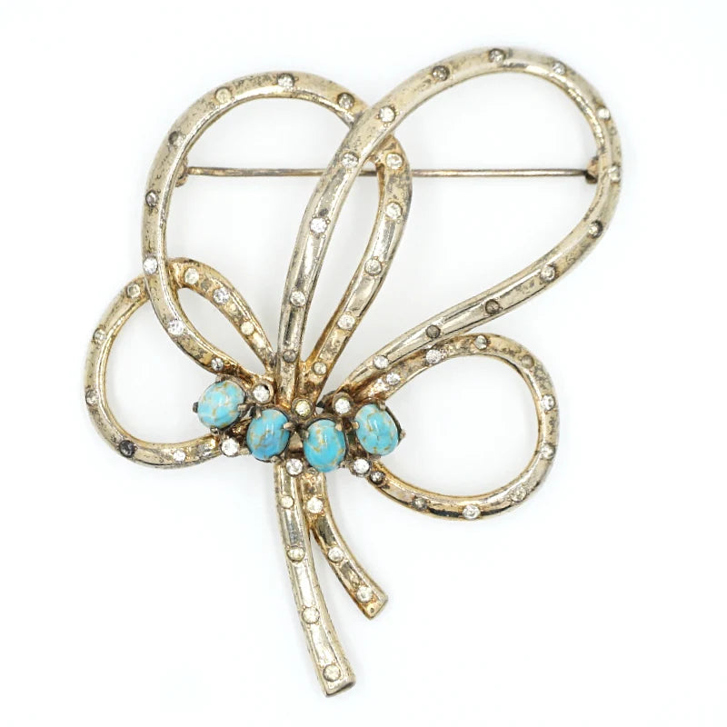 Vintage bow brooch by Nettie Rosenstein