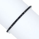 Vintage onyx bracelet in sterling