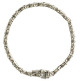 Bracelet top, showing construction