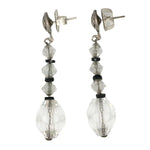 Art Deco crystal drop earrings