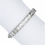 Crystal bangle bracelet by Wachenheimer Bros.