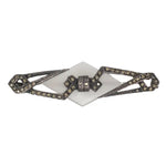 Vintage marcasite brooch in sterling