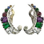 Acrostic earrings by De Rosa