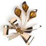 Coro calla lily brooch in another position