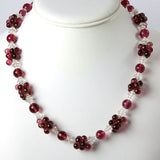 Ruby bead necklace