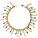 Hattie Carnegie beaded fringe necklace