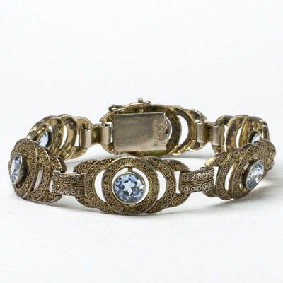 1920s-1930s filigree bracelet by Theodor Fahrner