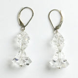 Matching rock crystal earrings