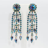 Vintage chandelier earrings by Hattie Carnegie