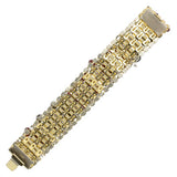 Pearl, Gemstone & Gold Dangling Hobé Bracelet