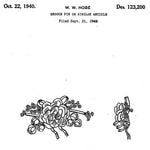 Design patent for similar piece