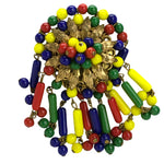 Colored bead brooch by Frank Hess