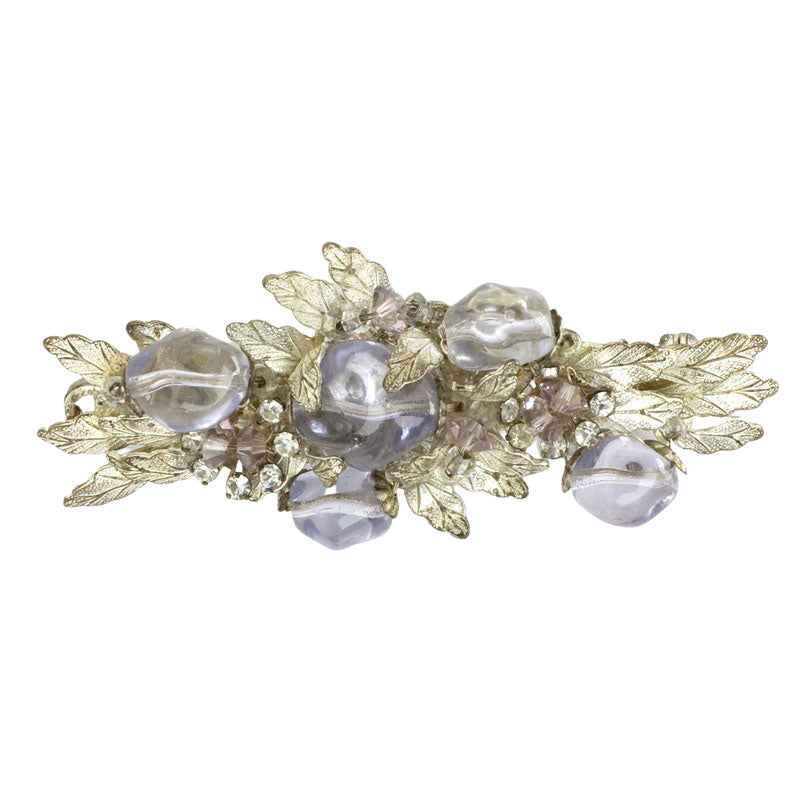 Twisted Pearl Brooches for Women Link Pins Hanging Style Brooch