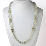 Frosted bead necklace by Miriam Haskell